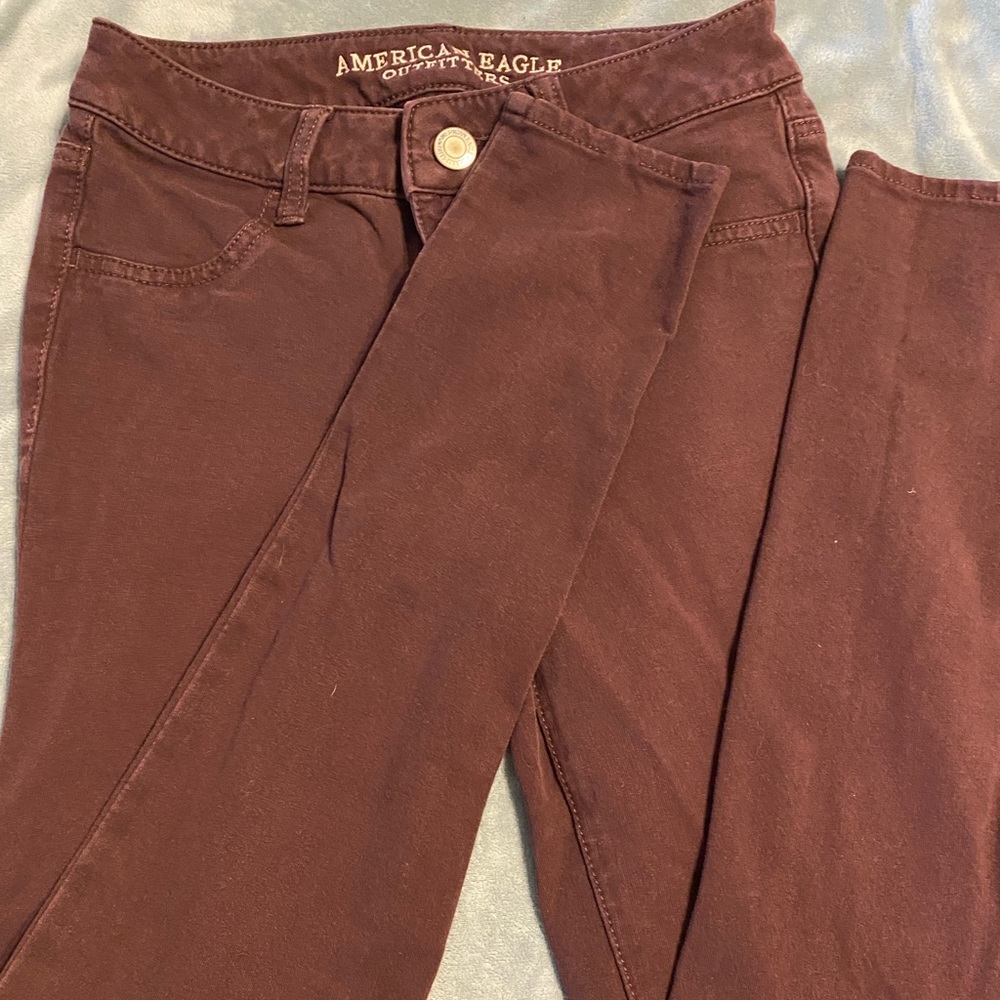 Burgundy pants